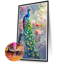 Load image into Gallery viewer, Diamond Painting - Full Round - Peacock (40*70CM)
