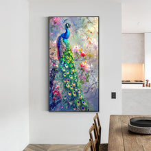 Load image into Gallery viewer, Diamond Painting - Full Round - Peacock (40*70CM)
