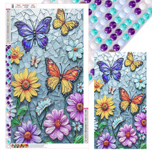 Load image into Gallery viewer, Diamond Painting - Full Round - Daisy Butterfly (40*70CM)
