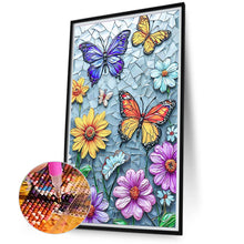 Load image into Gallery viewer, Diamond Painting - Full Round - Daisy Butterfly (40*70CM)
