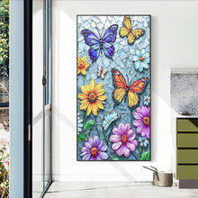 Load image into Gallery viewer, Diamond Painting - Full Round - Daisy Butterfly (40*70CM)
