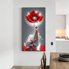 Load image into Gallery viewer, Diamond Painting - Full Round - Flower Lady (40*70CM)
