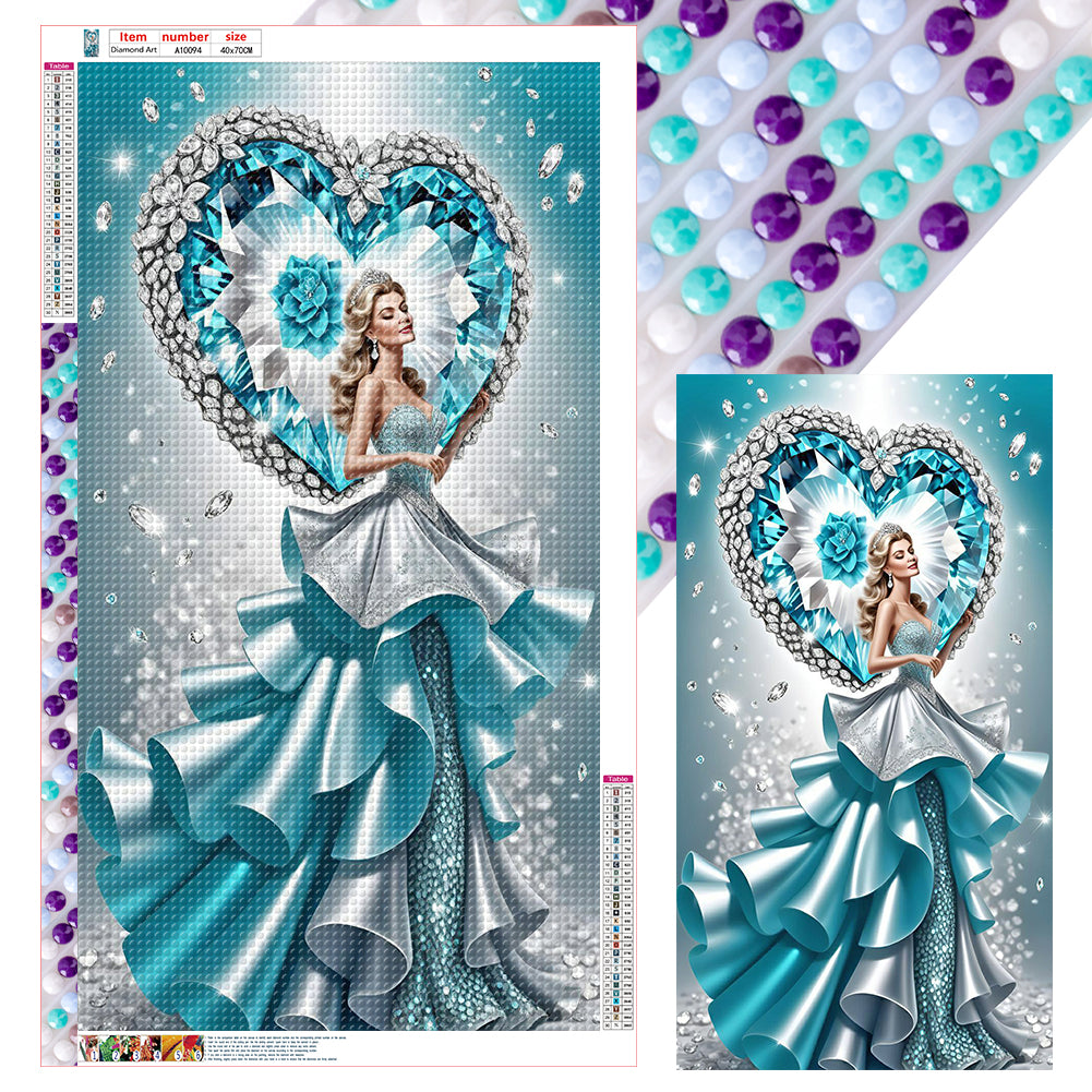 Diamond Painting - Full Round - Love Dress Lady (40*70CM)