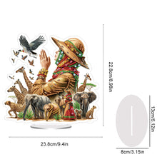 Load image into Gallery viewer, Acrylic Special Shape Nature 5D DIY Diamond Painting Tabletop Decorations
