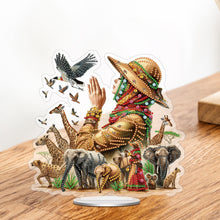 Load image into Gallery viewer, Acrylic Special Shape Nature 5D DIY Diamond Painting Tabletop Decorations
