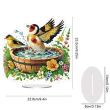 Load image into Gallery viewer, Acrylic Special Shape Water Basin Bird 5D DIY Diamond Painting Tabletop Decor
