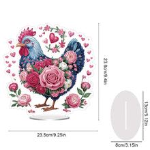 Load image into Gallery viewer, Acrylic Special Shape Flower Chicken 5D DIY Diamond Painting Tabletop Decoration
