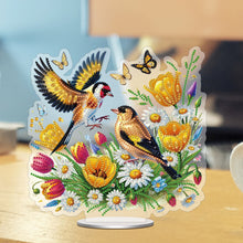 Load image into Gallery viewer, Acrylic Special Shape Flower Bird 5D DIY Diamond Painting Tabletop Decorations
