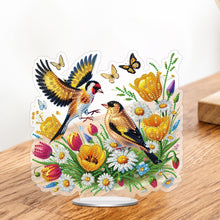 Load image into Gallery viewer, Acrylic Special Shape Flower Bird 5D DIY Diamond Painting Tabletop Decorations
