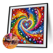 Load image into Gallery viewer, Diamond Painting - Partial Special Shaped - Cloud Sea Heart (30*30cm)
