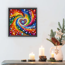 Load image into Gallery viewer, Diamond Painting - Partial Special Shaped - Cloud Sea Heart (30*30cm)
