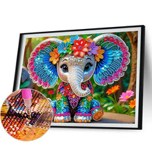 Load image into Gallery viewer, Diamond Painting - Partial Special Shaped - Elephant (40*30cm)
