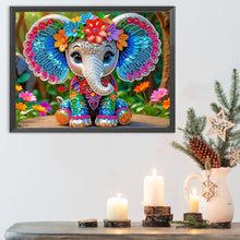 Load image into Gallery viewer, Diamond Painting - Partial Special Shaped - Elephant (40*30cm)
