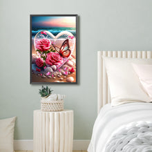 Load image into Gallery viewer, Diamond Painting - Full Round - Love Rose Butterfly (40*60CM)
