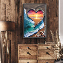 Load image into Gallery viewer, Diamond Painting - Full Round - Love Sunset Beach (40*60CM)
