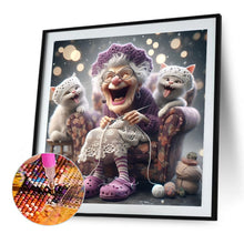 Load image into Gallery viewer, Diamond Painting - Full Round - Cute Old Lady (40*40CM)

