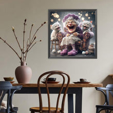 Load image into Gallery viewer, Diamond Painting - Full Round - Cute Old Lady (40*40CM)
