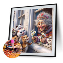 Load image into Gallery viewer, Diamond Painting - Full Round - Cute Old Lady (40*40CM)
