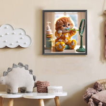Load image into Gallery viewer, Diamond Painting - Full Round - Cute Cat (30*30CM)
