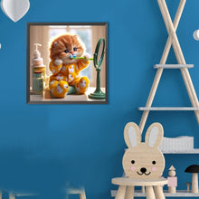 Load image into Gallery viewer, Diamond Painting - Full Round - Cute Cat (30*30CM)
