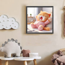 Load image into Gallery viewer, Diamond Painting - Full Round - Cute Cat (30*30CM)
