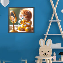 Load image into Gallery viewer, Diamond Painting - Full Round - Cute Cat (30*30CM)
