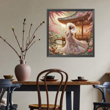 Load image into Gallery viewer, Diamond Painting - Full Round - Japanese Geisha Beauty (40*40CM)
