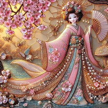 Load image into Gallery viewer, Diamond Painting - Full Round - Japanese Geisha Beauty (40*40CM)
