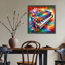 Load image into Gallery viewer, Diamond Painting - Full Round - Colorful Musical Instrument Piano (40*40CM)
