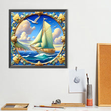 Load image into Gallery viewer, Diamond Painting - Full Round - Sailboat Sailing Diary (40*40CM)
