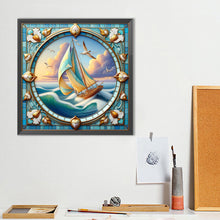 Load image into Gallery viewer, Diamond Painting - Full Round - Sailboat Sailing Diary (40*40CM)
