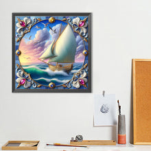 Load image into Gallery viewer, Diamond Painting - Full Round - Sailboat Sailing Diary (40*40CM)
