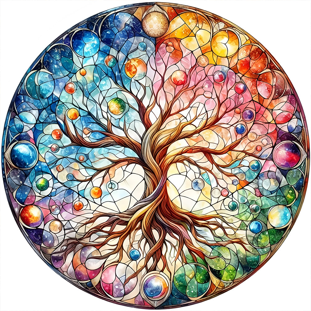 Diamond Painting - Full Round - Tree Of Life (40*40CM)