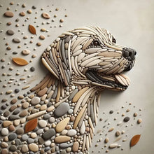 Load image into Gallery viewer, Diamond Painting - Full Round - Stone Art Puppy (30*30CM)
