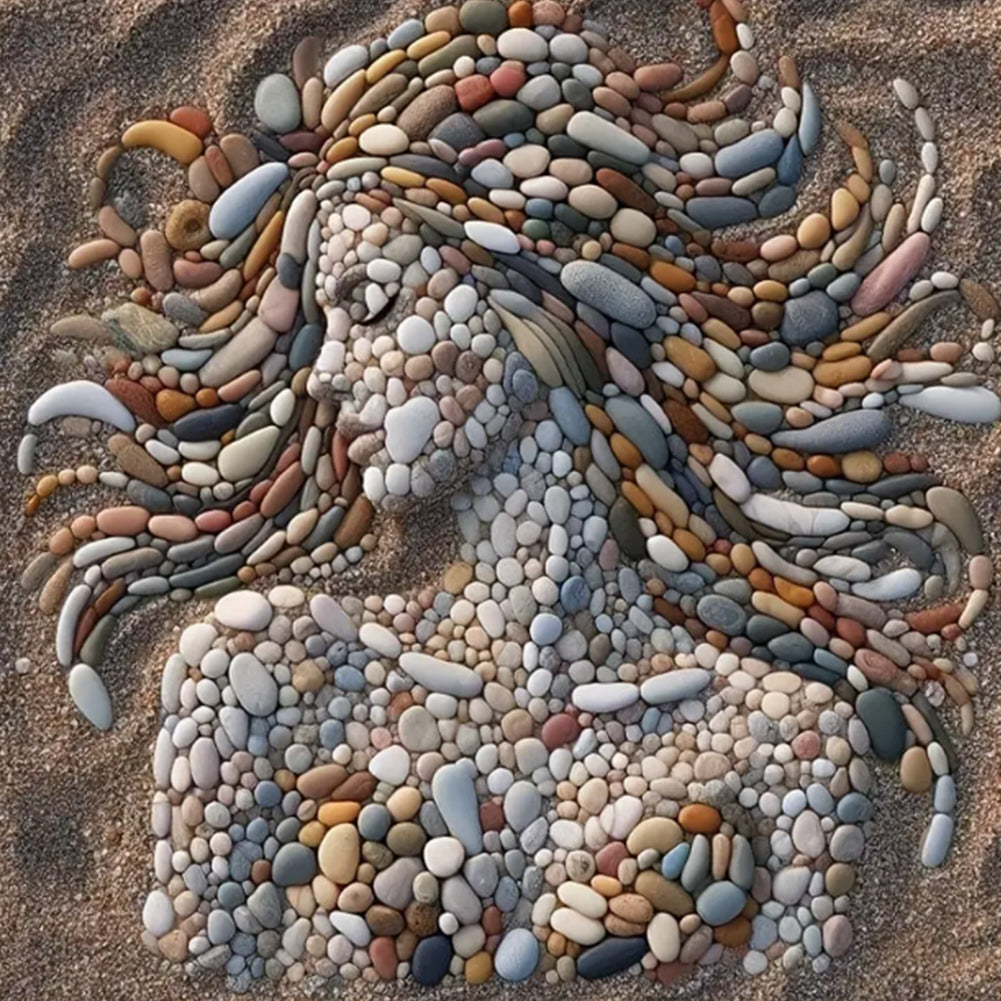 Diamond Painting - Full Round - Stone Art Woman (30*30CM)