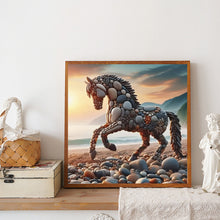 Load image into Gallery viewer, Diamond Painting - Full Round - Stone Art Horse (30*30CM)
