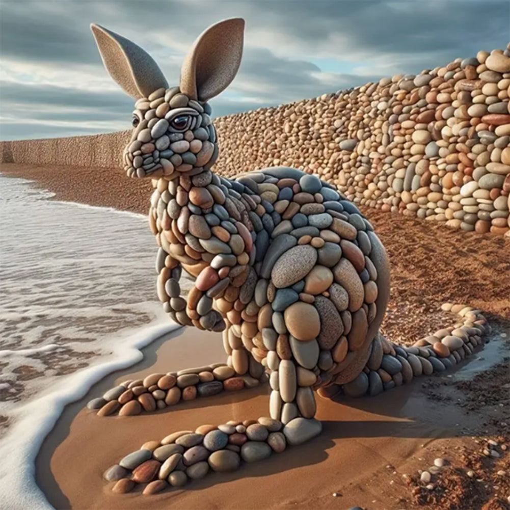 Diamond Painting - Full Round - Stone Art Kangaroo (30*30CM)