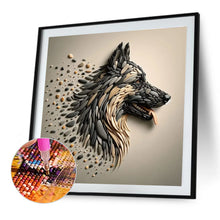 Load image into Gallery viewer, Diamond Painting - Full Round - Stone Art Wolf (30*30CM)
