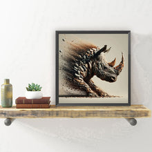 Load image into Gallery viewer, Diamond Painting - Full Round - Stone Art Rhino (30*30CM)
