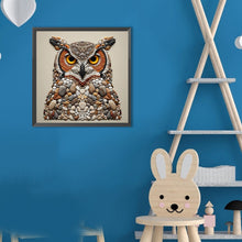 Load image into Gallery viewer, Diamond Painting - Full Round - Stone Art Owl (30*30CM)

