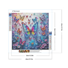 Load image into Gallery viewer, Diamond Painting - Full Round - Many Butterflies (40*40CM)
