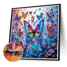 Load image into Gallery viewer, Diamond Painting - Full Round - Many Butterflies (40*40CM)
