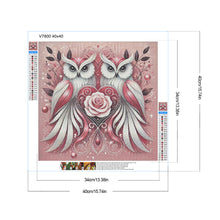 Load image into Gallery viewer, Diamond Painting - Full Round - Two Owls (40*40CM)
