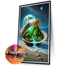 Load image into Gallery viewer, Diamond Painting - Full Round - Shell Forest Under The Moon (40*70CM)
