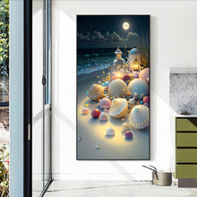 Load image into Gallery viewer, Diamond Painting - Full Round - Shells On The Seaside Under The Lamp (40*70CM)
