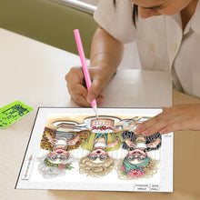 Load image into Gallery viewer, Diamond Painting - Partial Special Shaped - Funny Old Lady (30*30cm)
