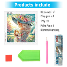 Load image into Gallery viewer, Diamond Painting - Partial Special Shaped - Elegant Woman (30*30cm)
