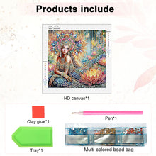 Load image into Gallery viewer, Diamond Painting - Partial Special Shaped - Elegant Woman (30*30cm)
