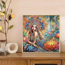 Load image into Gallery viewer, Diamond Painting - Partial Special Shaped - Elegant Woman (30*30cm)
