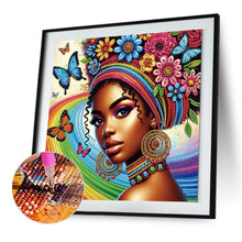 Load image into Gallery viewer, Diamond Painting - Partial Special Shaped - Elegant Woman (30*30cm)
